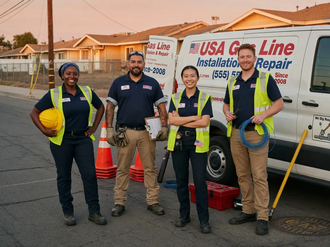 Gas Line Installation company in Lower Peach Tree, AL